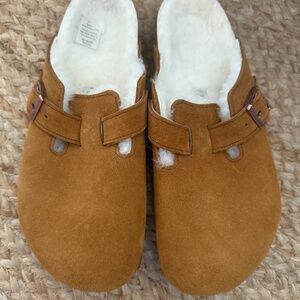 Boston Shearling Birkenstocks